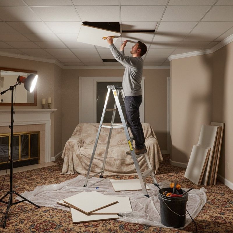 Ceiling Tiles Repair