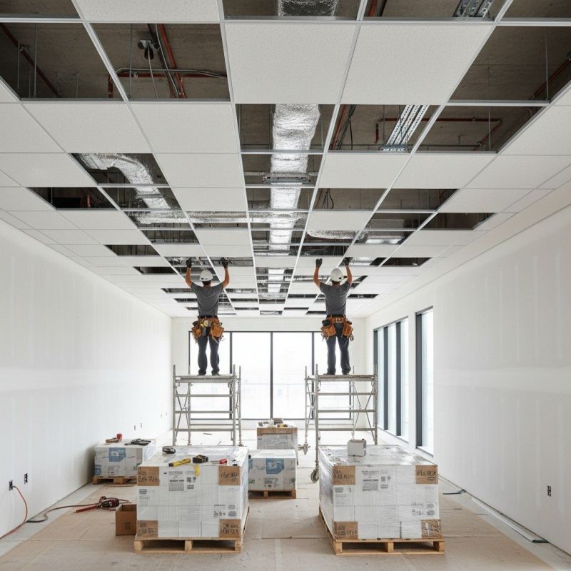 T Bar Ceiling Installation